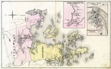 Jonesboro, Jonesport, Whitneyville, Indian River, Maine State Atlas 1884